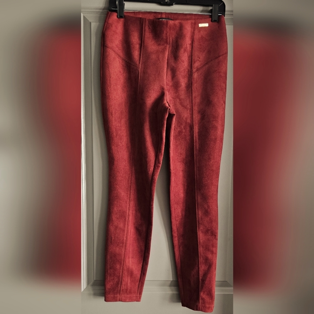 NEW Marc New York Suede-Like Red Pants - Size (US) S